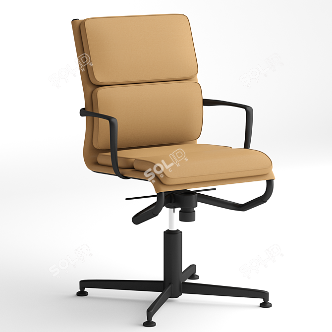 Alias MeetingFrame Armchair | Stylish and Comfortable 3D model image 1