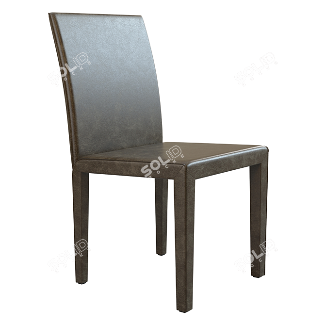 Elegant Folio Dining Chair: Stylish and High-quality 3D model image 3