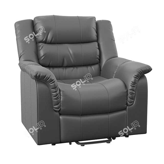 ErgoLux Recliners: Ultimate Comfort 3D model image 1