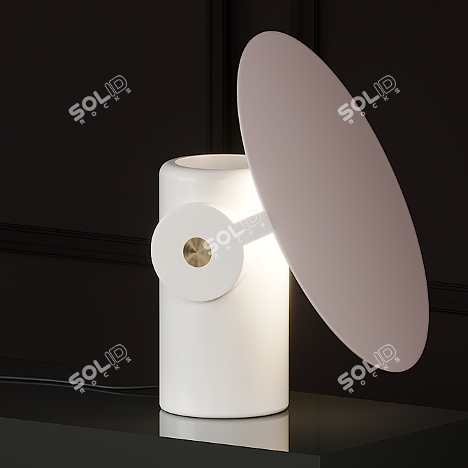 Arctic Glow Desk Lamp 3D model image 3