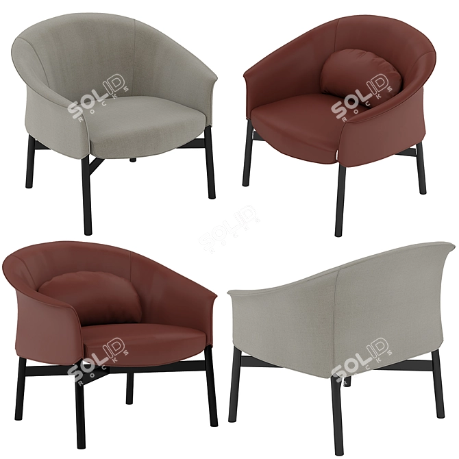 Arflex Gloria: Modern Elegance Embraced 3D model image 1