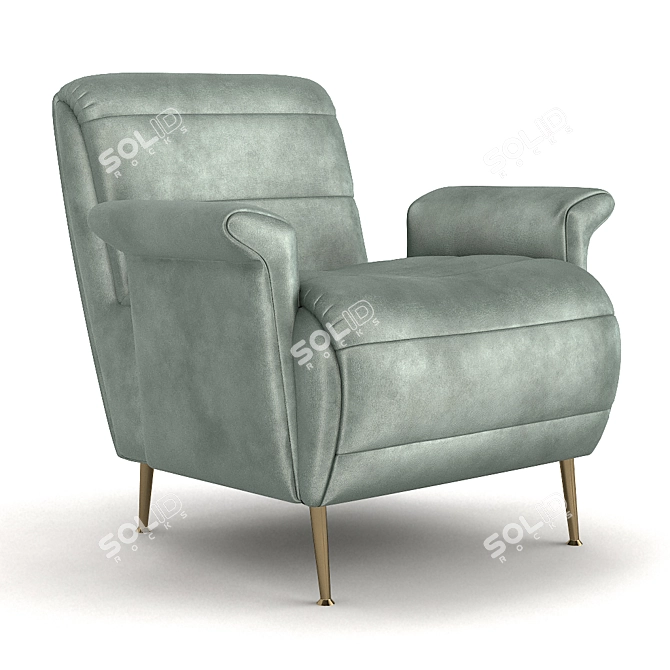 Elegant Bardot Armchair: Covet House 3D model image 1