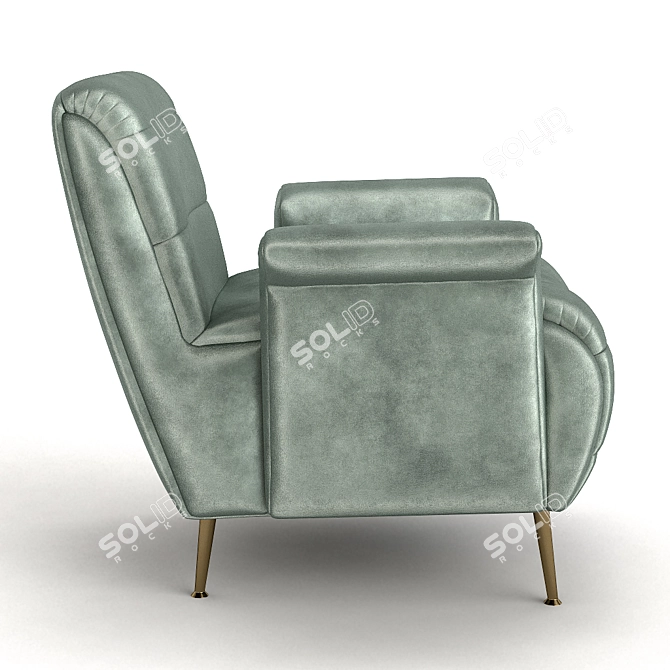 Elegant Bardot Armchair: Covet House 3D model image 2