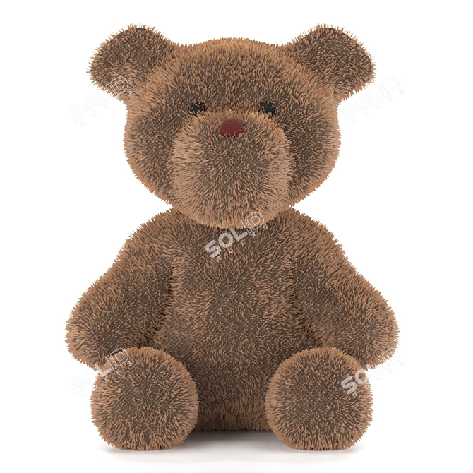 30cm Height Teddy Bear | Soft Plush Toy 3D model image 2