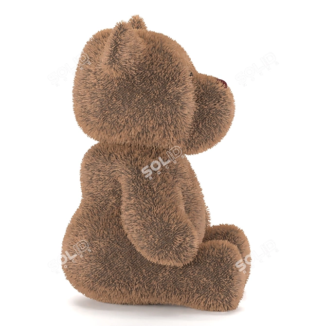 30cm Height Teddy Bear | Soft Plush Toy 3D model image 3