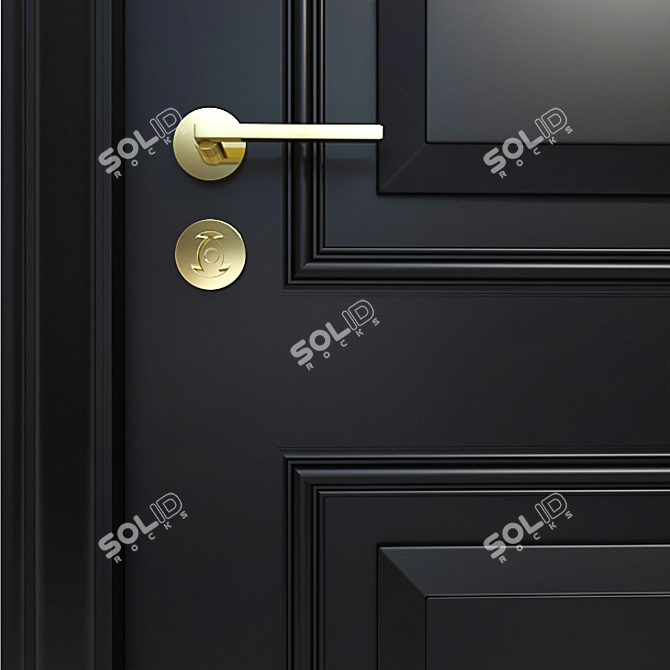 Elegant Door Design 3D model image 2