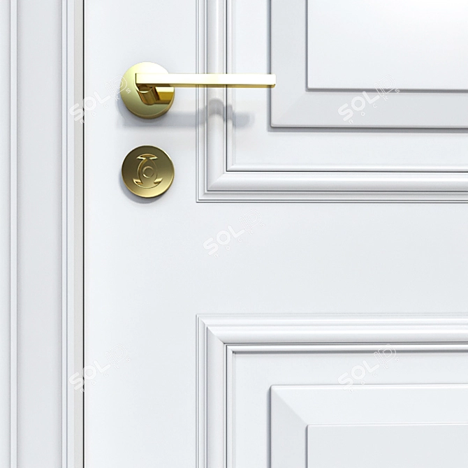 Elegant Door Design 3D model image 3