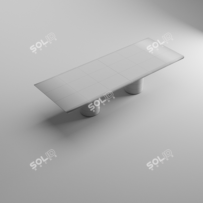 Elegant GON Dining Table 3D model image 3