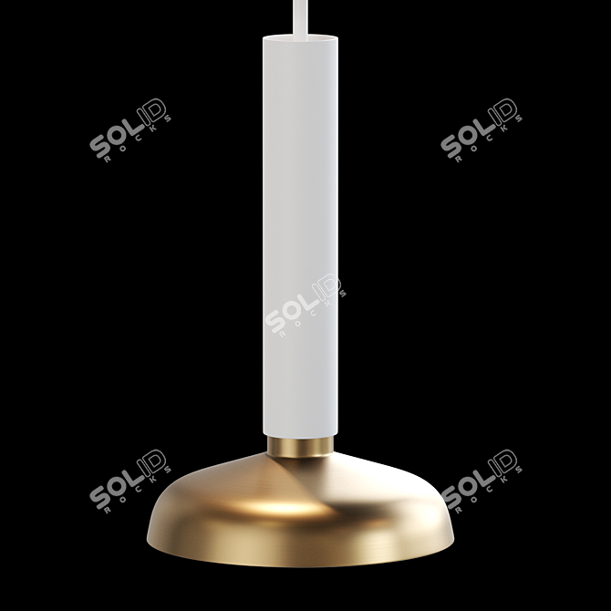 Minimalist Scandinavian Pendant Lamp LIDEN 3D model image 2