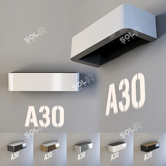 Luxury Hotel Room Light Tag 3D model image 1