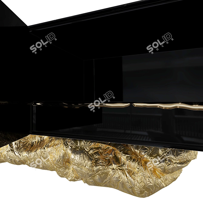 Angra Contemporary Sideboard: Elegant and Versatile Design 3D model image 3