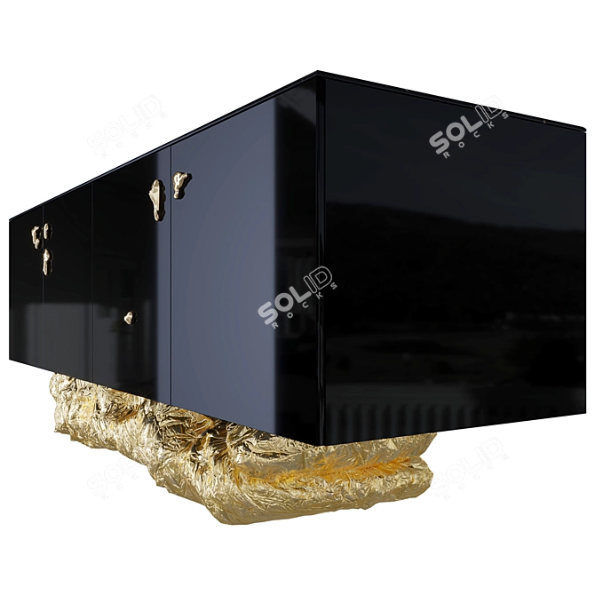 Angra Contemporary Sideboard: Elegant and Versatile Design 3D model image 4