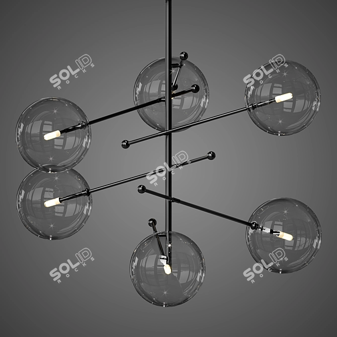 L1215 Chandelier Globe A" translates directly to Russian and does not need any translation. 

Globe A Chandelier, Ø80cm 3D model image 2