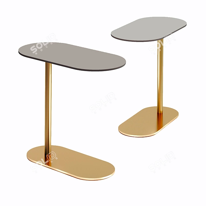 Elegant Corvetto Side Table 3D model image 1