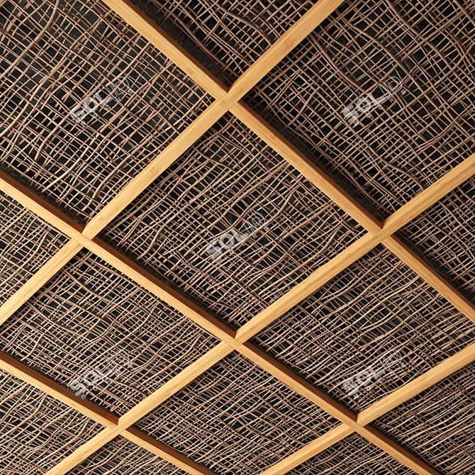 Branch Dry Interior Ceiling Panel 3D model image 2