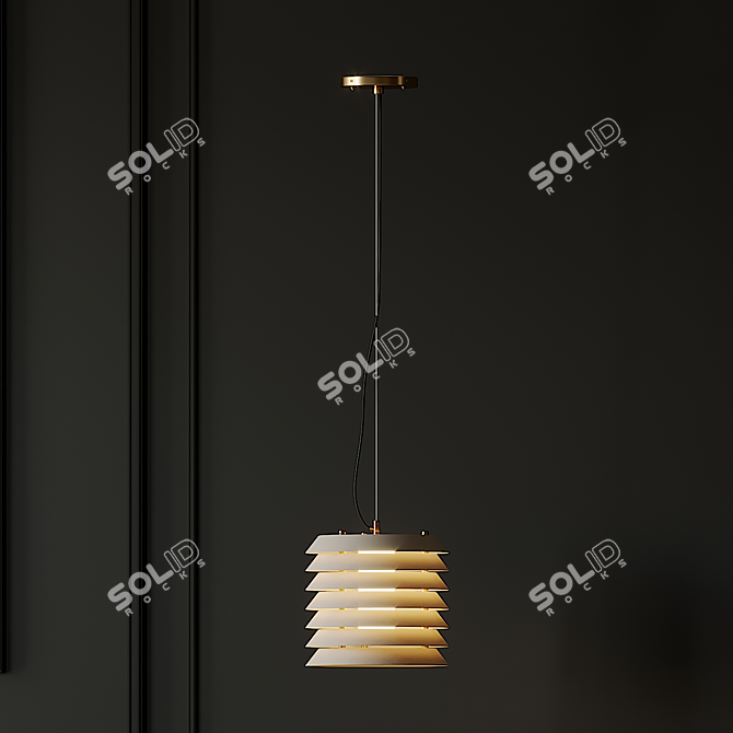 Maija Pendant: Sleek and Stylish 3D model image 2