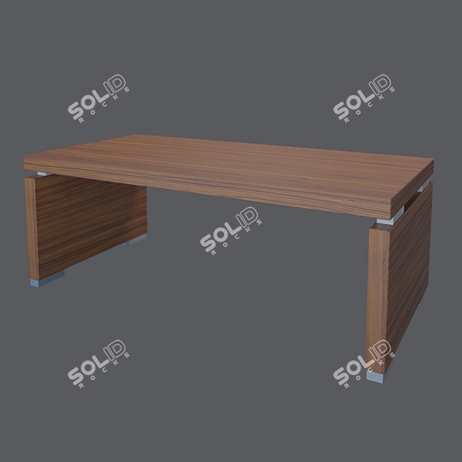 Modern Italian Coffee Table: Alea Odeon 3D model image 1