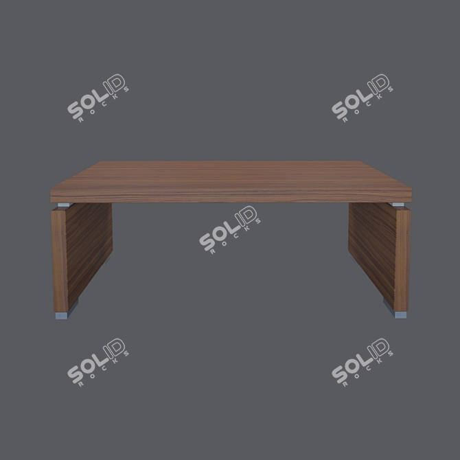 Modern Italian Coffee Table: Alea Odeon 3D model image 3