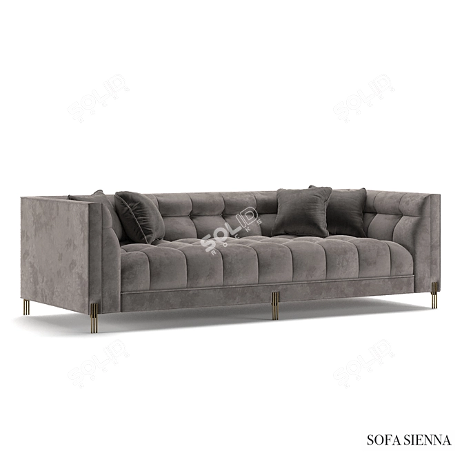 Elegant Eichholtz Sienna Sofa 3D model image 1