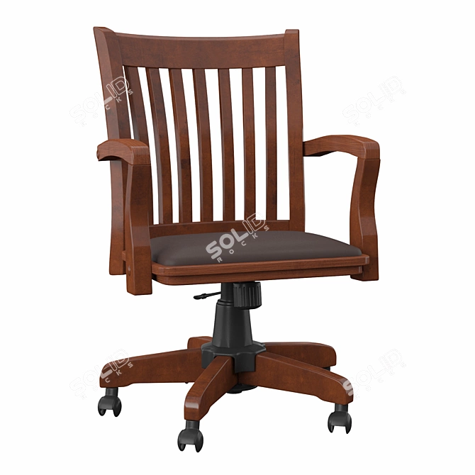 ErgoSlat Task Chair 3D model image 3