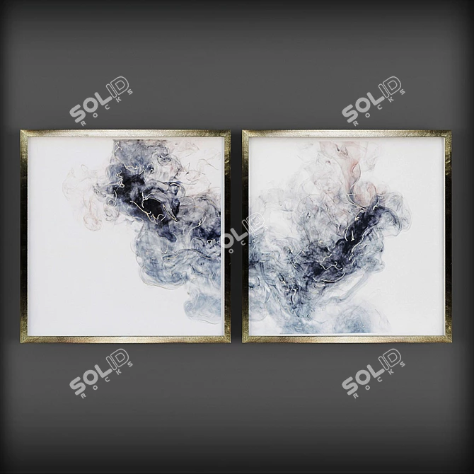 Title: Artistry Archive: Exclusive Paintings 3D model image 2