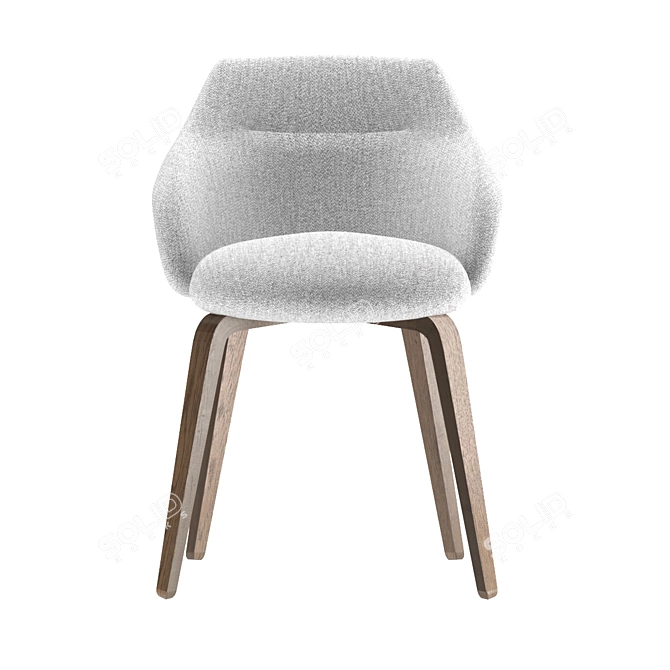 Sleek Modern Chair: Model 01 3D model image 1