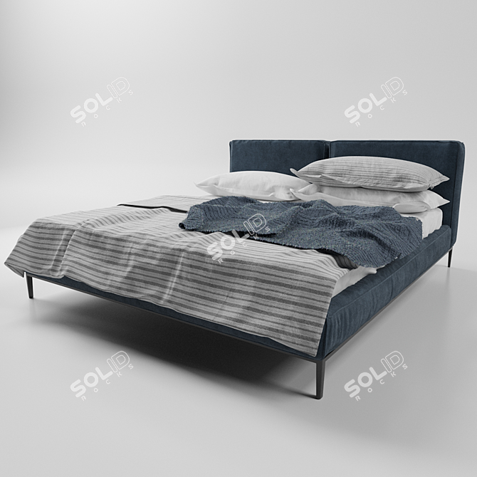 Frigerio Taylor Bed: High-Quality 3D Model 3D model image 1