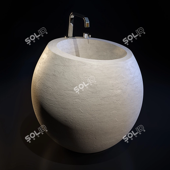 Opulent Opium Vanity Sink 3D model image 1