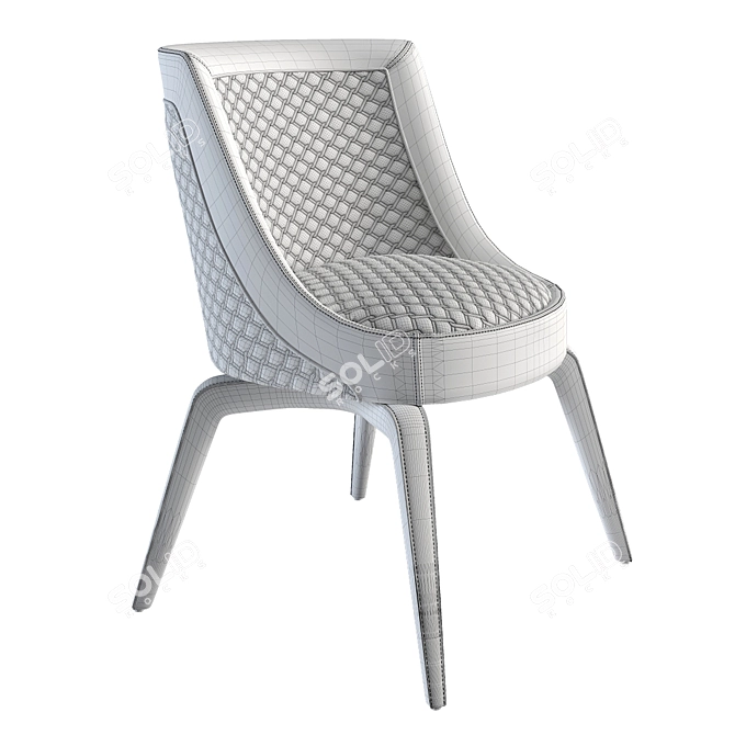 Luxury Perla Chair by Vittoria Frigerio 3D model image 3
