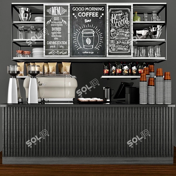 Cafe Dream: 3D Max Coffee Project 3D model image 1