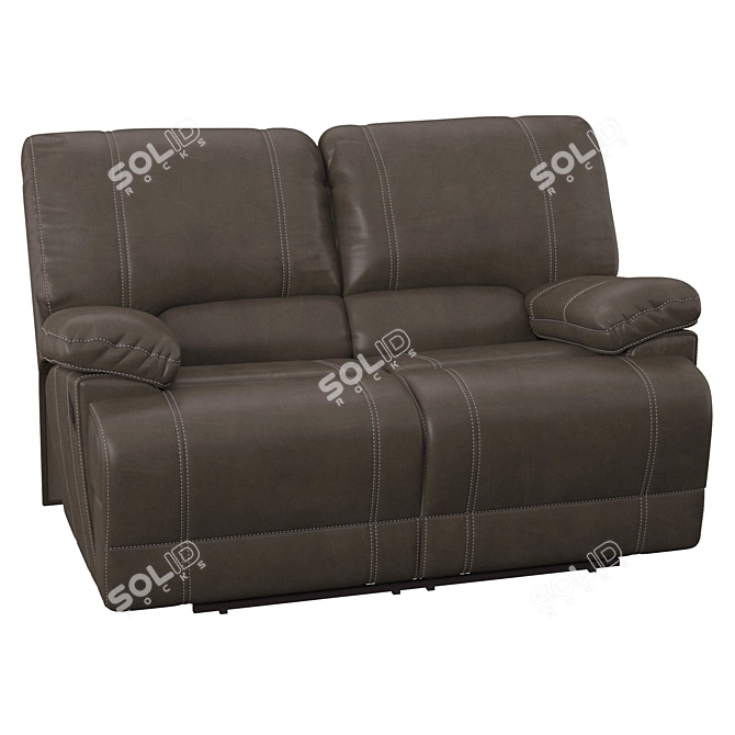 Ultimate Comfort Reclining Loveseat 3D model image 2