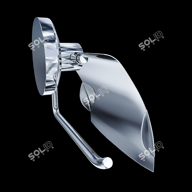 FBS Standard Toilet Roll Holder with Lid STA 055 3D model image 2