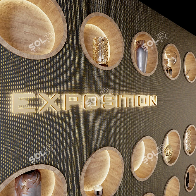 Exposition PN60: Decorative Wall 3D model image 3