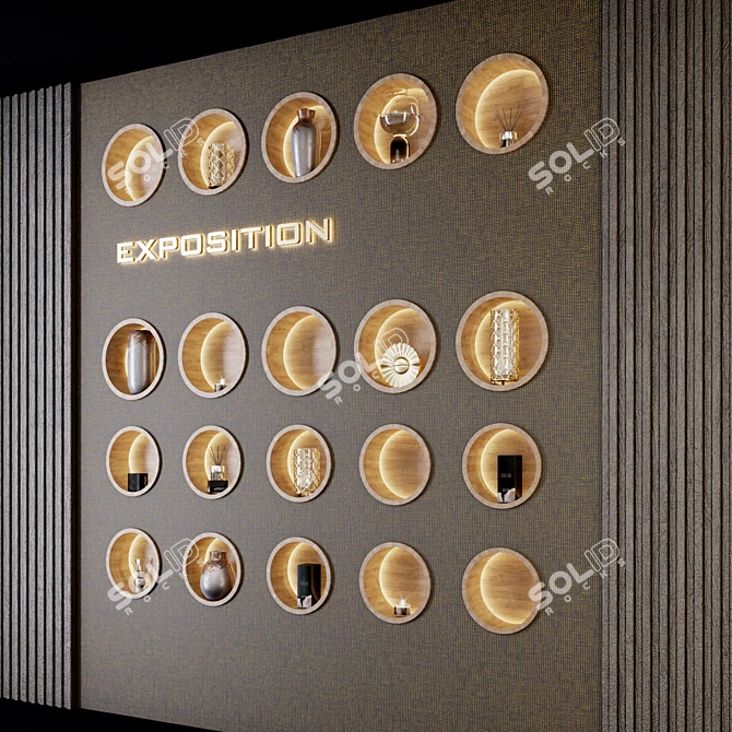 Exposition PN60: Decorative Wall 3D model image 4