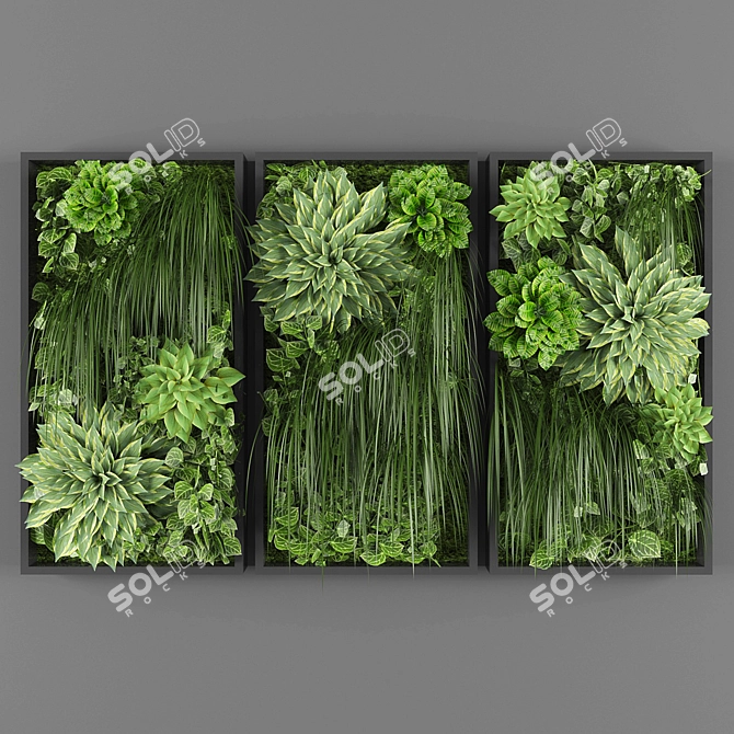 Polys 390386 Vertical Garden: Greenery at Your Fingertips 3D model image 1