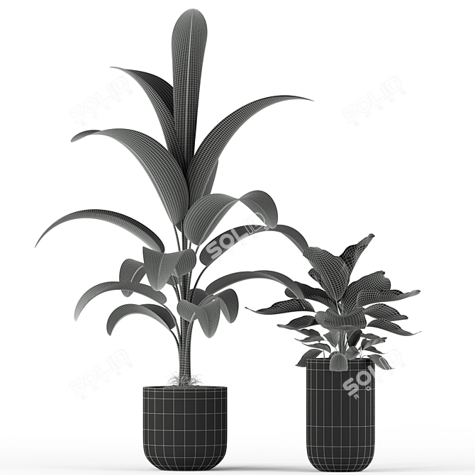 Nature's Haven: 212 Plant Collection 3D model image 5