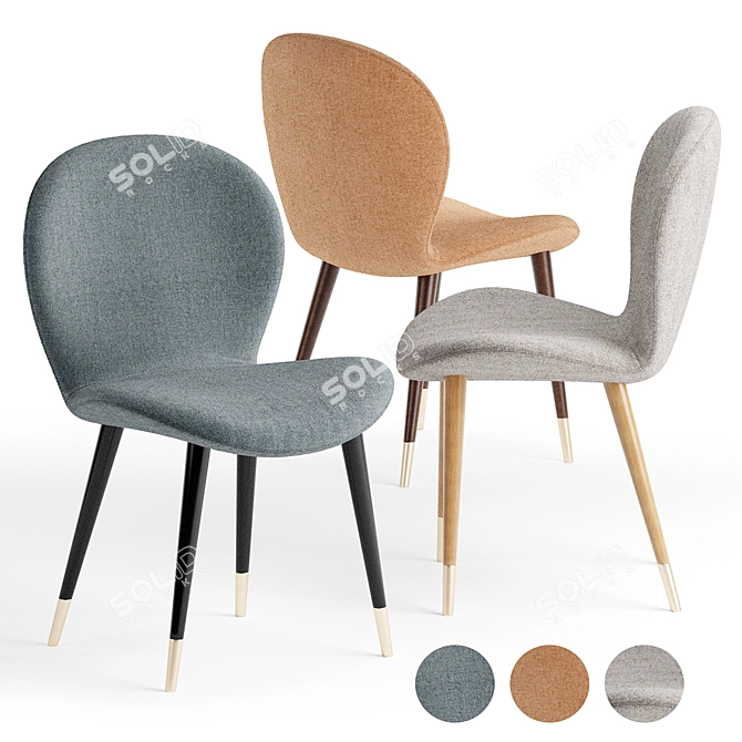 Miro Chair: Sleek and Stylish Seating 3D model image 1