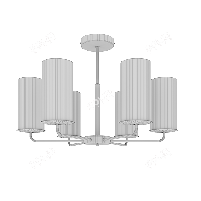 Elegant Ceiling Chandeliers 3D model image 3