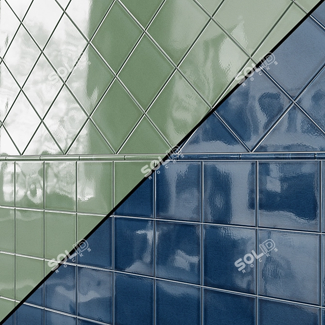 Adex Modernista Collection: Stylish Wall Tiles 3D model image 3