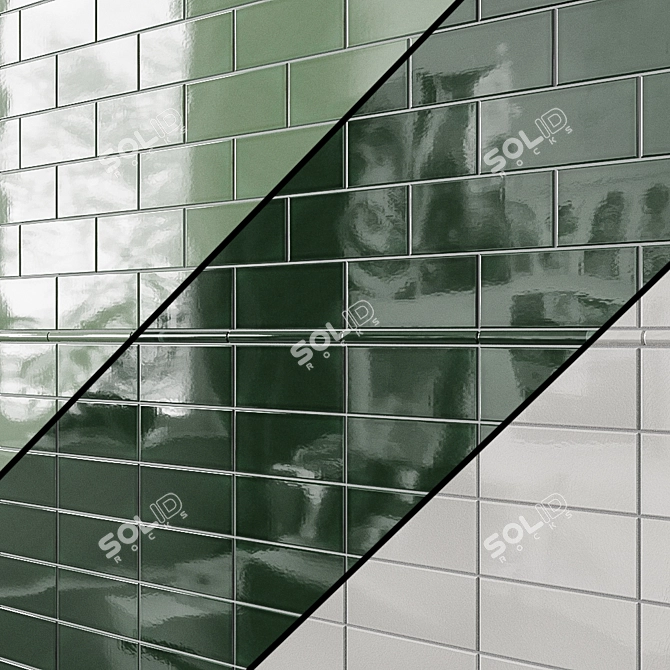 Adex Modernista Ceramic Wall Tiles 3D model image 2