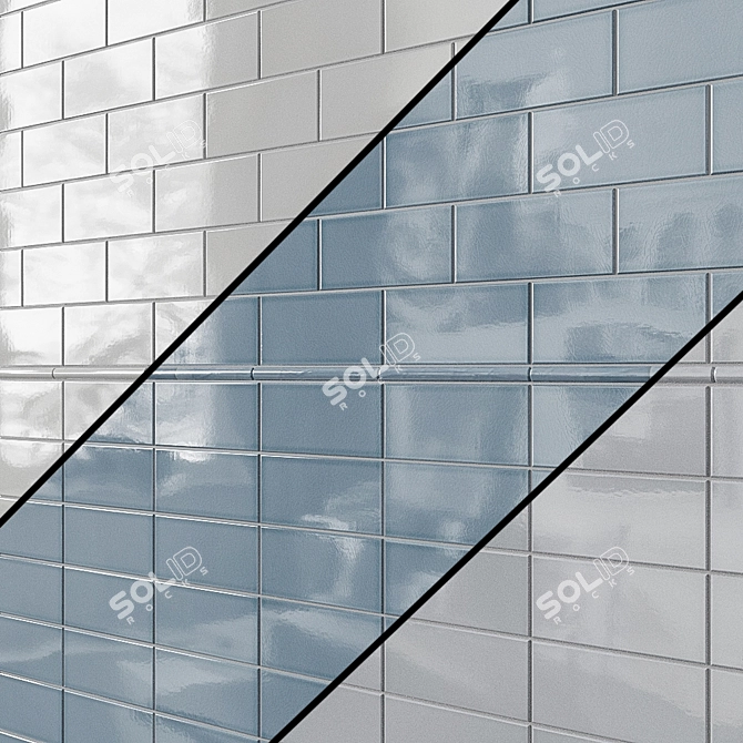 Adex Modernista Ceramic Wall Tiles 3D model image 3