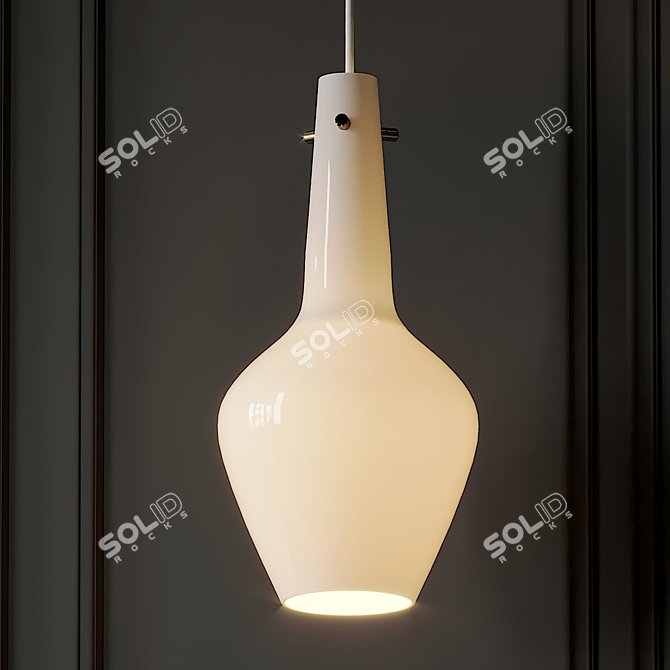 Capri Tall Pendant: Timeless Elegance in Jonathan Adler's Design 3D model image 2