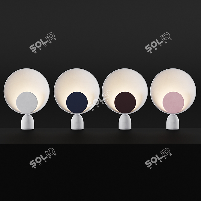 Cozy Glow: Blooper Table Lamp 3D model image 1