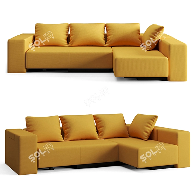 Transformable FEYDOM BonBon Sofa 3D model image 1