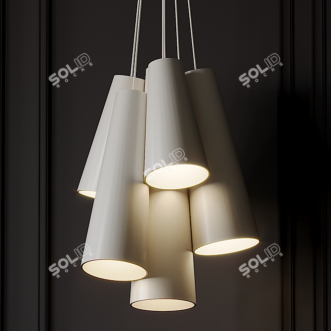 Pinnacle Cluster Pendant Suspension 3D model image 1