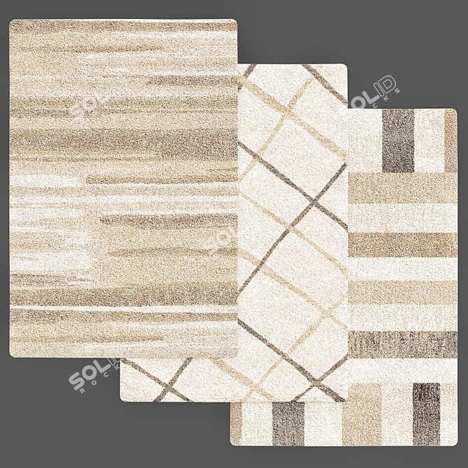 Cozy Underfoot: Luxury Carpet for Your Home 3D model image 2