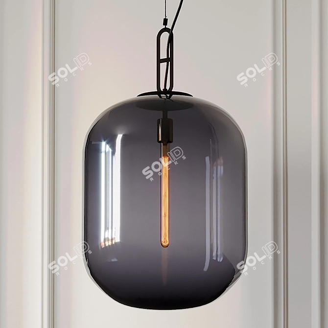 Max Large Pendant Light Stone Lighting 3D model image 3