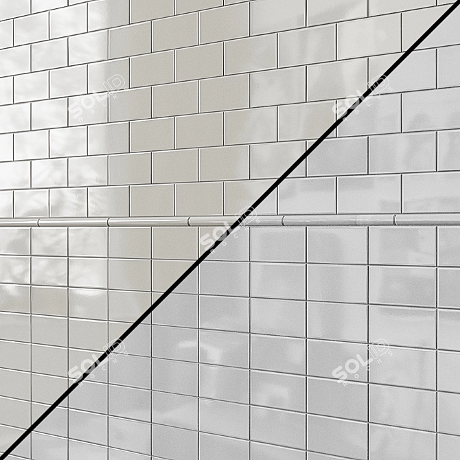 Modernista Decor Tiles - PB C/C Enmallado Collection 3D model image 2