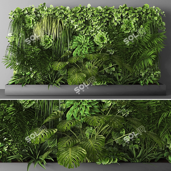 Polys Vertical Garden Kit 3D model image 1