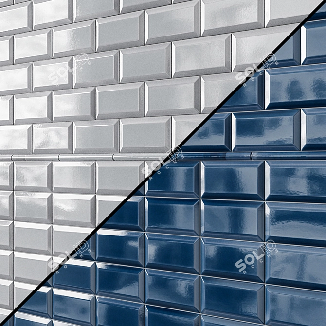 Title: Adex Modernista Ceramic Wall Tiles 3D model image 3
